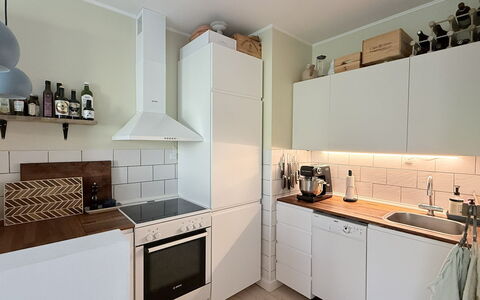 Nørrebro - 2 People - Cozy Apartment: Kitchen