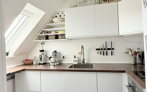 Vesterbro - 2 People - Loft Apartment: Kitchen