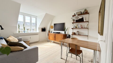 Vesterbro - 2 People - Loft Apartment: Living Room