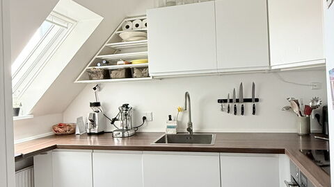 Vesterbro - 2 People - Loft Apartment: Kitchen