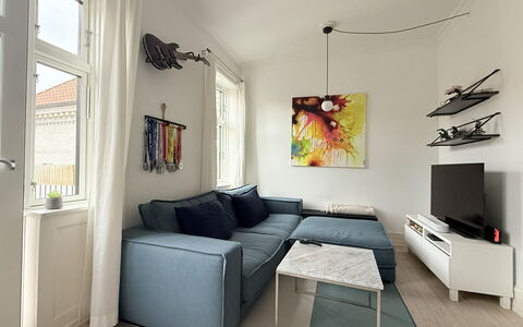 Østerbro - Close Metro - 2 People - 1 Br: Living Room