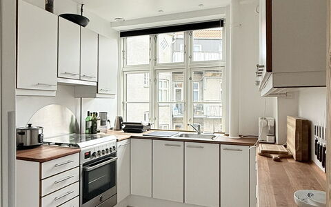 Østerbro - Close Metro - 2 People - 1 Br: Kitchen