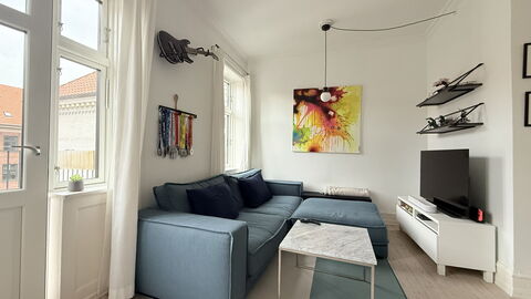 Østerbro - Close Metro - 2 People - 1 Br: Living Room