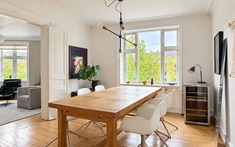 Østerbro - 2 People - 1 Br - Close to Metro: Living Room