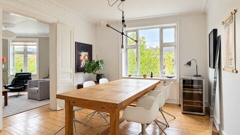 Østerbro - 2 People - 1 Br - Close to Metro: Living Room