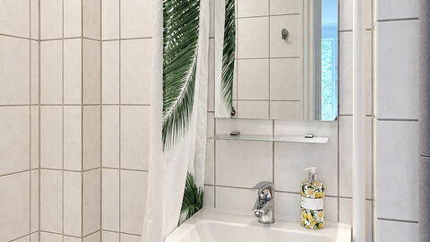 Østerbro - 2 People - 1 Br - Close to Metro: Bathroom