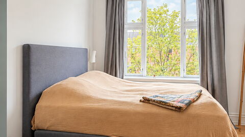 Østerbro - 2 People - 1 Br - Close to Metro: Bedroom