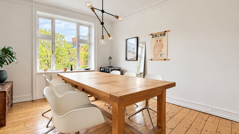 Østerbro - 2 People - 1 Br - Close to Metro: Dining Room