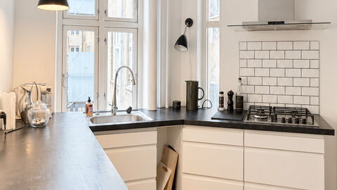 Østerbro - 2 People - 1 Br - Close to Metro: Kitchen