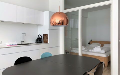 Købmagergade - Copenhagen Downtown: Dining Room, Kitchen