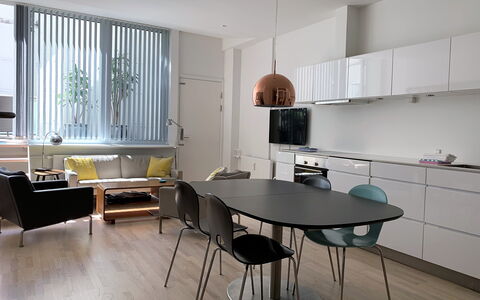 Købmagergade - Copenhagen Downtown: Dining Room, Kitchen, Living Room