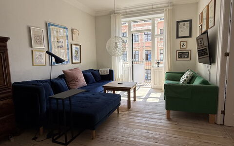 Holsteinsgade - The Quiet Neighbourhood: Living Room