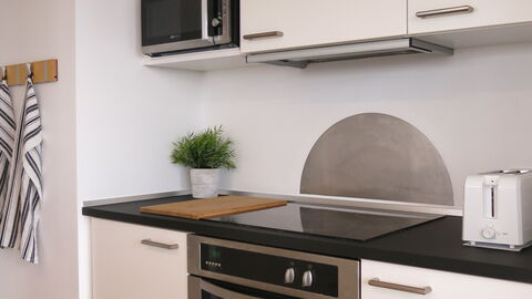 Islands Brygge - Nice View 8th Floor: Dining Room, Kitchen, Living Room