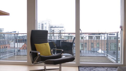 Islands Brygge - Nice View 8th Floor: Dining Room, Kitchen, Living Room