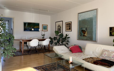 Øresund Parkvej -Close to Water -Parking: Living Room