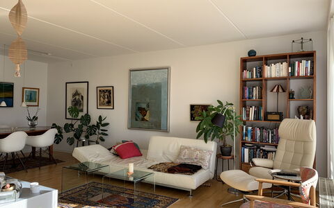 Øresund Parkvej -Close to Water -Parking: Living Room
