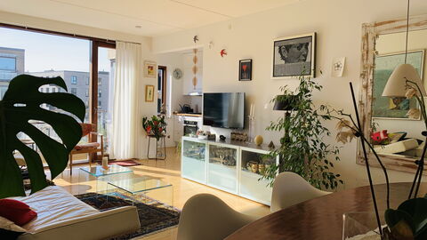 Øresund Parkvej -Close to Water -Parking: Living Room