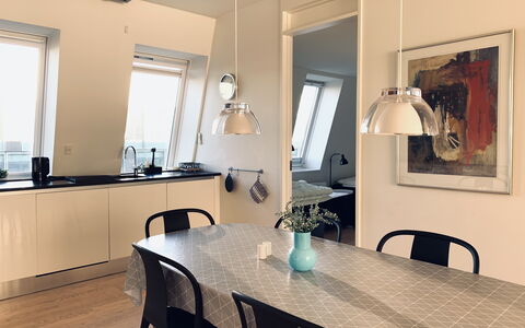 Islands Brygge - Close To Water: Dining Room, Kitchen, Living Room