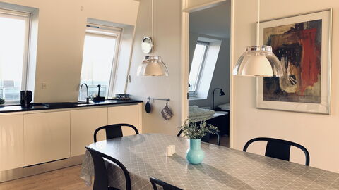 Islands Brygge - Close To Water: Dining Room, Kitchen, Living Room
